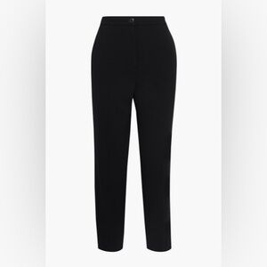 Rag & Bone Meki grosgrain-trimmed crepe straight-leg pants